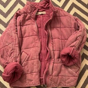 Free People Dolman Quilted Knot Jacket-xs